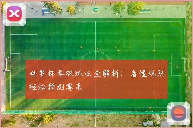 世界杯单双玩法全解析：看懂规则轻松预测赛果
